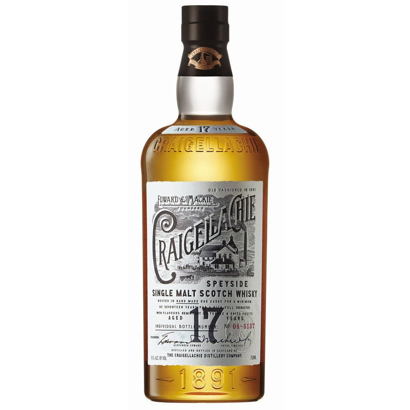 Craigellachie 17 Year Old single malt Scotch whisky 70cl (British brand)