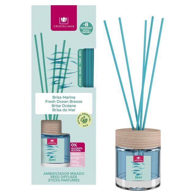 Cristalinas Reed Diffuser Fresh Ocean Breeze 35ml