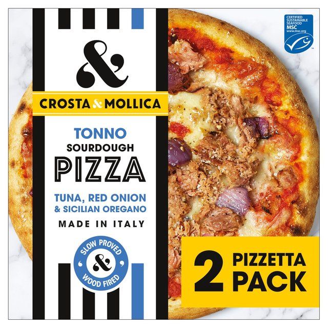 Crosta & Mollica Tonno Sourdough Pizzetta with Tuna and Red Onion 472g