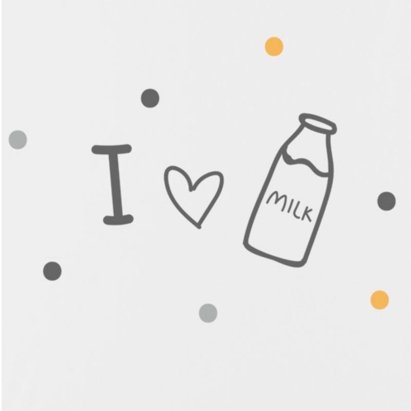 CuddleCo changing mat I Love Milk 47x77cm, UK version
