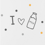 CuddleCo changing mat I Love Milk 47x77cm, UK version