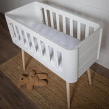 CuddleCo Little Me hypoallergenic bamboo crib mattress 89x38cm (British brand)