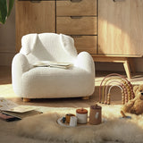 ukbabycentre CuddleCo Etta Bunny Kids Chair Boucle Off White- Buy online at McGrocer
