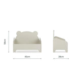 CuddleCo bear book storage in Pebble, imported from the UK