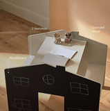 CuddleCo children's play desk Pebble with two benches (British brand)
