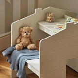 CuddleCo play house desk with bench in Pebble, imported from the UK