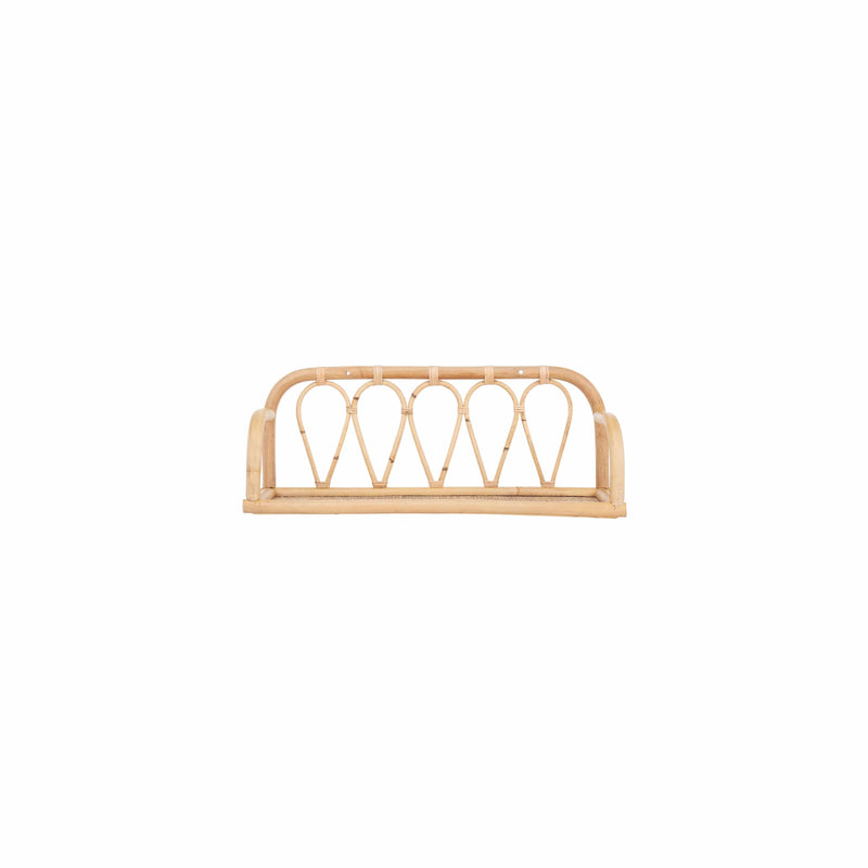 Cuddleco Aria rattan wall shelf for nursery - British product