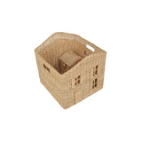 Cuddleco Country Cottage rattan basket set of 3, imported from the UK