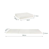 CuddleCo 3-Fold tumble mat Pebble 180x75 cm (British brand)