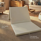 CuddleCo 3-Fold tumble mat Pebble 180x75 cm (British brand)
