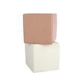 CuddleCo soft play cubes 2-piece in Tuscany and Pebble, UK version