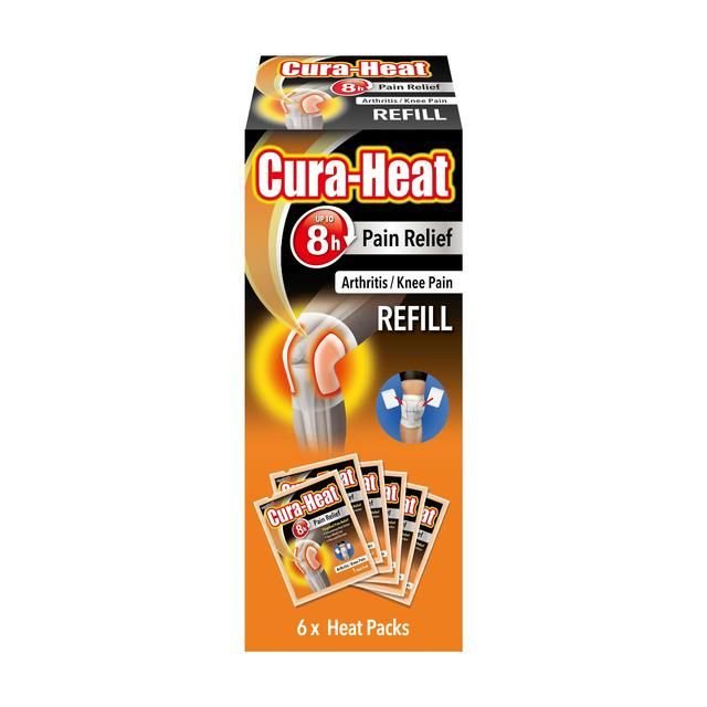 Cura-Heat Arthritis Knee Pain Refill 6 per pack