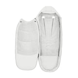 Cybex Platinum footmuff in off white for pushchair, UK version