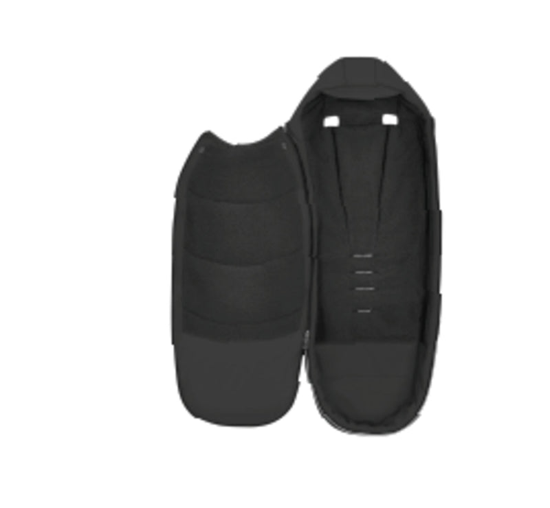 Cybex pushchair footmuff Sepia Black, UK version