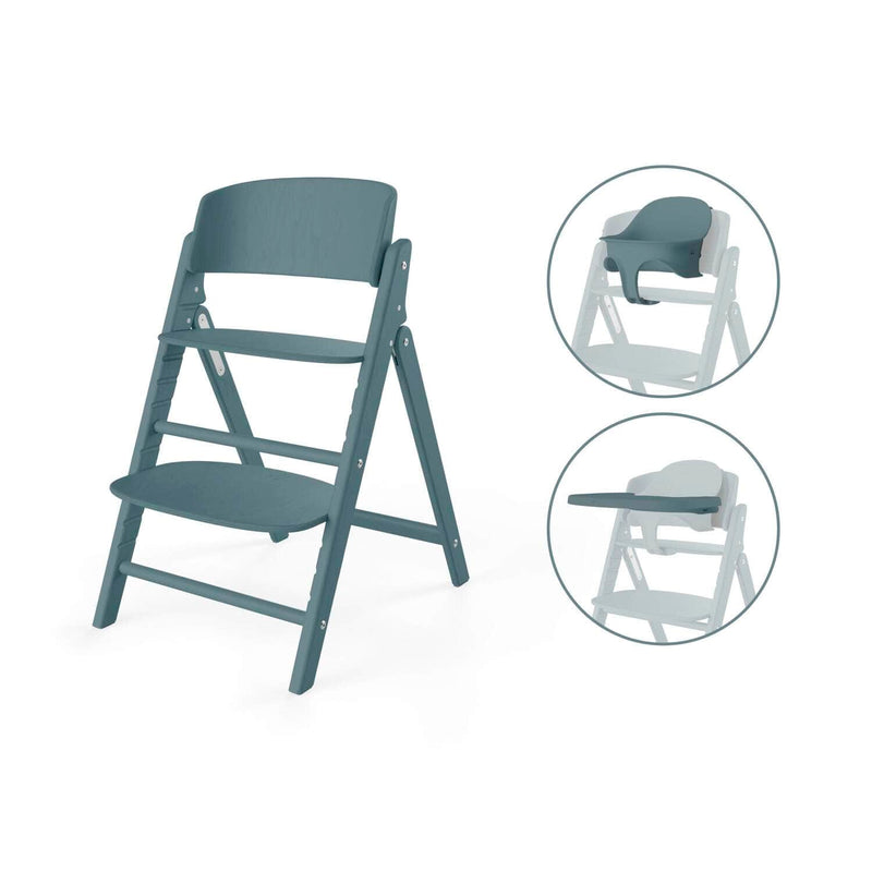 Cybex Click & Fold 3in1 highchair Stone Blue, imported from the UK