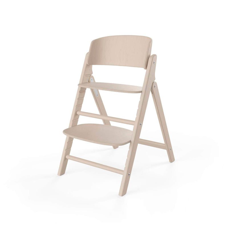 Cybex Click & Fold highchair in All Natural beechwood - British product