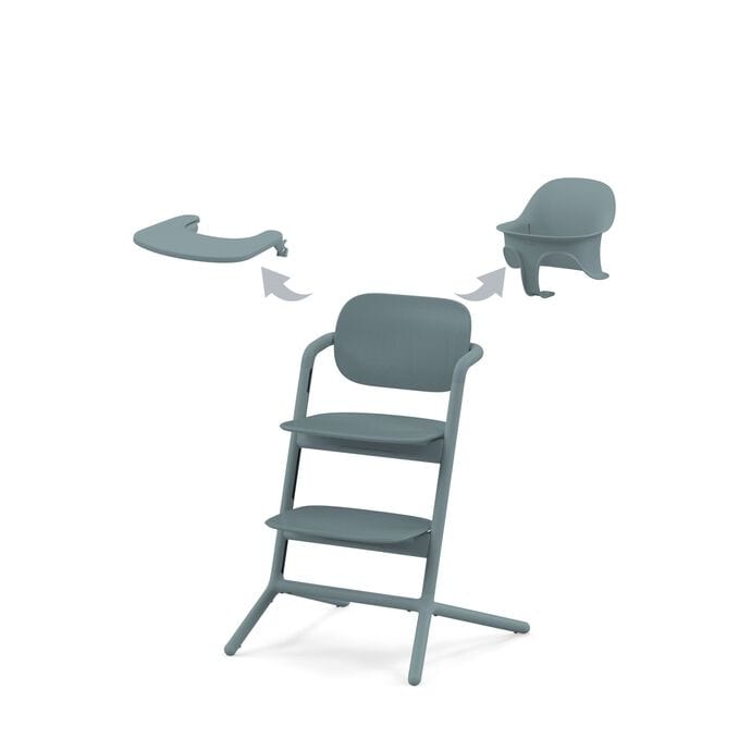 Cybex Lemo 3-in-1 highchair Stone Blue, imported from the UK