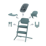 Cybex LEMO 4 in 1 highchair set Stone Blue (British brand)