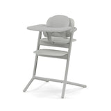 Cybex LEMO 4-in-1 highchair set in Suede Grey, imported from the UK