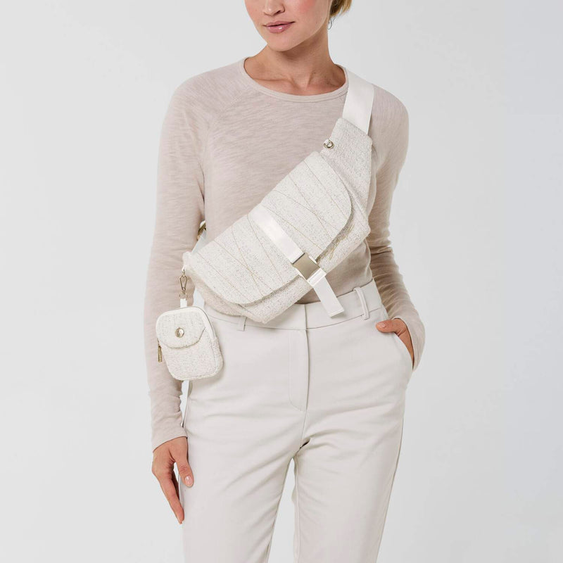 Cybex Belt Bag Boucle in soft bouclé fabric, UK version
