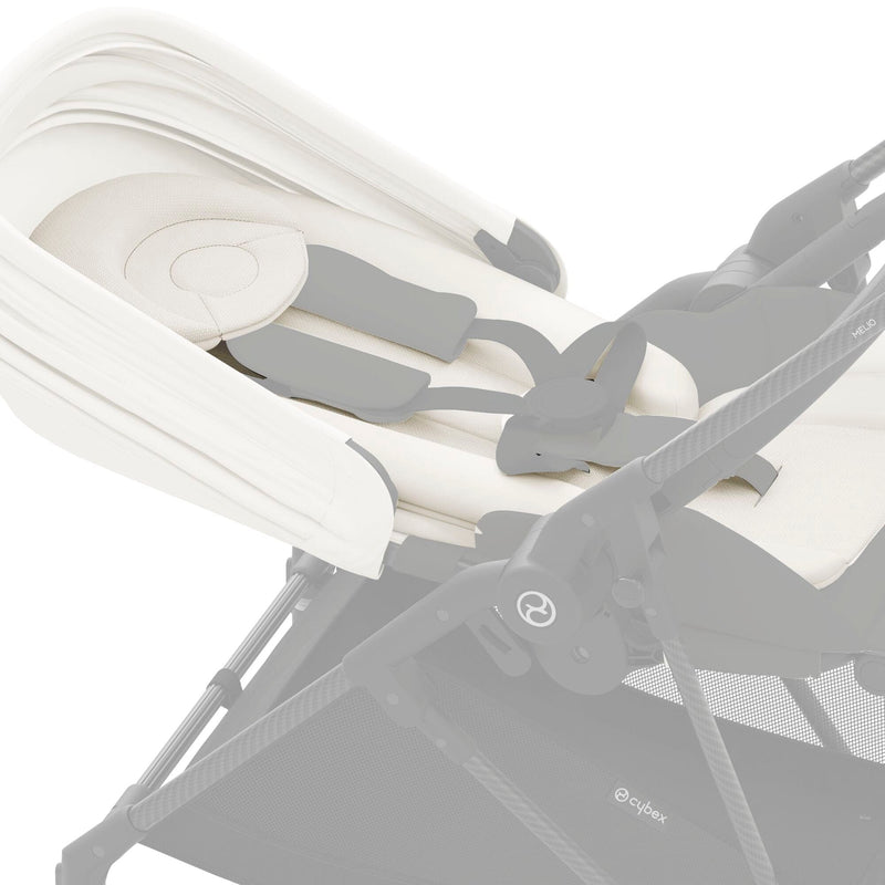 Cybex newborn nest white pushchair insert (British brand)