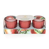 Superdrug Candlelight Set of 3 Ribbed Mini Candles - Mango & Honey- Buy online at McGrocer