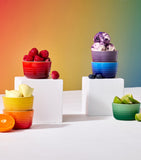 Le Creuset rainbow stoneware ramekins set of 6, UK version