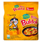 Samyang Buldak cheese ramen multipack, imported from the UK