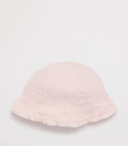 Tartine et Chocolat cotton embroidered baby bonnet (British brand)