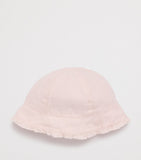 Tartine et Chocolat cotton embroidered baby bonnet (British brand)