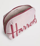 Harrods Large Logo Cosmetic Bag in recycled polyester, UK version