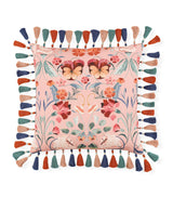 Harrods Velvet Decorative Cushion with European Duck Feather Filling 50cm x 50cm- Buy online at McGrocer