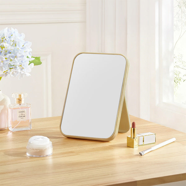 Livingandhome Foldable Protable Tabletop Mirror