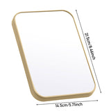 Livingandhome Foldable Protable Tabletop Mirror