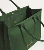 Harrods large cotton logo tote bag, UK version
