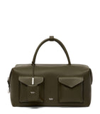 Max Mara large leather Boston bowler bag UK version