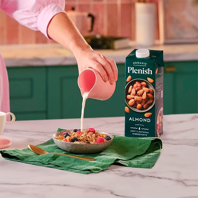 Plenish Organic Almond Unsweetened Drink Long Life 1L - McGrocer