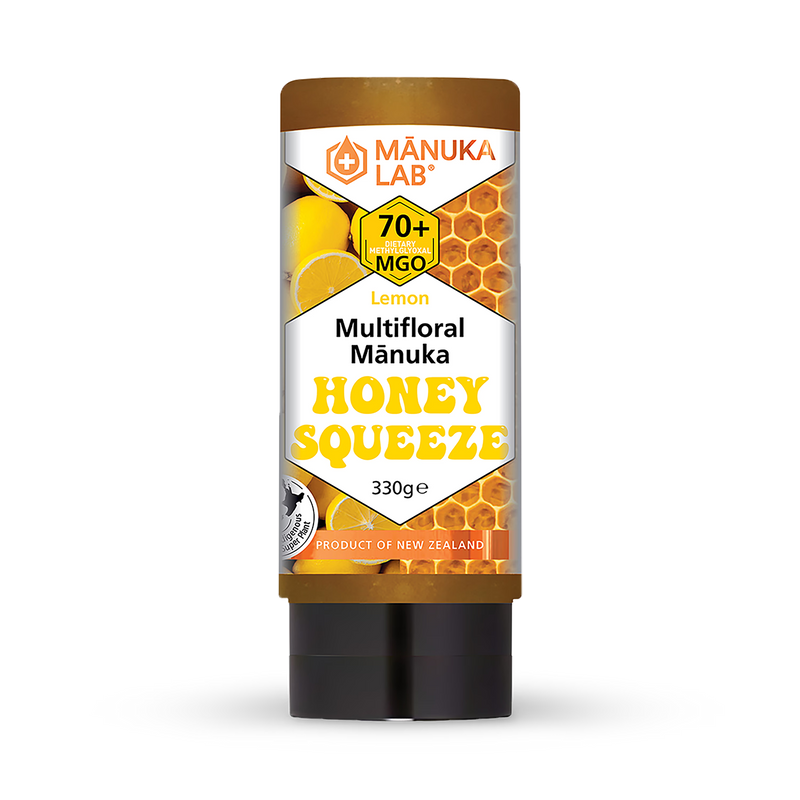Manuka Lab Manuka honey lemon squeeze 330g, imported from the UK