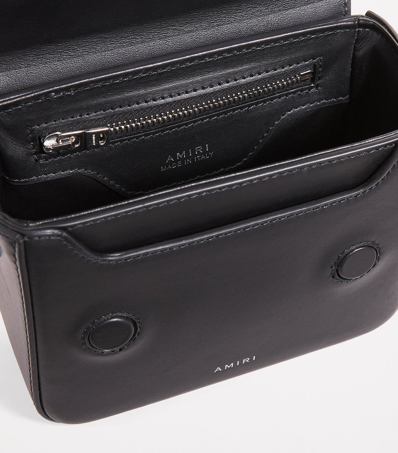 Amiri micro MA bag in nappa leather with paisley handle, UK version