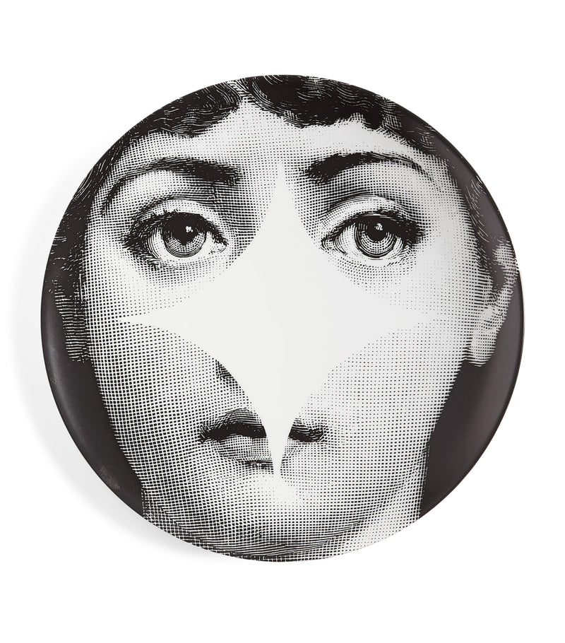 Fornasetti wall plate with opera singer design 26cm - British product