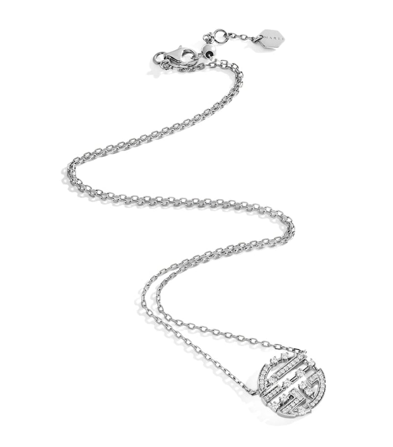 MARLI New York white gold and diamond Avenues necklace, imported from the UK