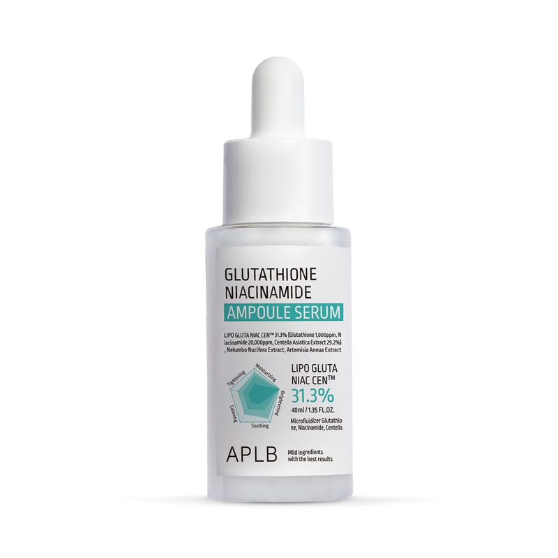 APLB glutathione niacinamide ampoule serum 40ml, British skincare