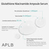 APLB glutathione niacinamide ampoule serum 40ml, British skincare