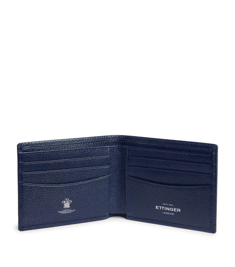 Ettinger bifold wallet 6-slot Capra leather, UK version
