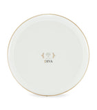 GINORI 1735 Porcelain Giallo Round Tray 17cm, UK version