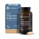 Holland & Barrett One Nutrition Pure Magnesium Bisglycinate Magnesium Supplement Capsules, 90 Capsules- Buy online at McGrocer