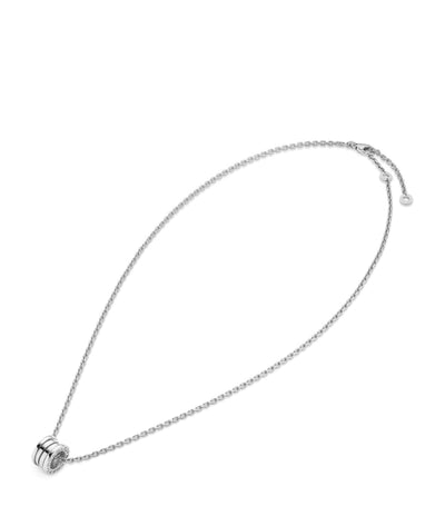 Harrods Bvlgari B.zero1 White Gold Pendant Necklace 54cm-60cm- Buy online at McGrocer