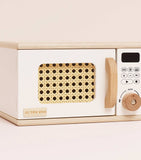 Le Toy Van wooden microwave toy with rotating plate - British product