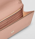 Jimmy Choo Emmie leather clutch bag, imported from the UK