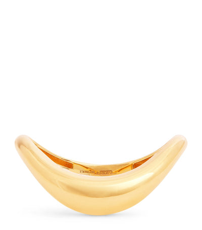 Harrods L'Atelier Nawbar Yellow Gold Boa Stackable Stone Ring- Buy online at McGrocer